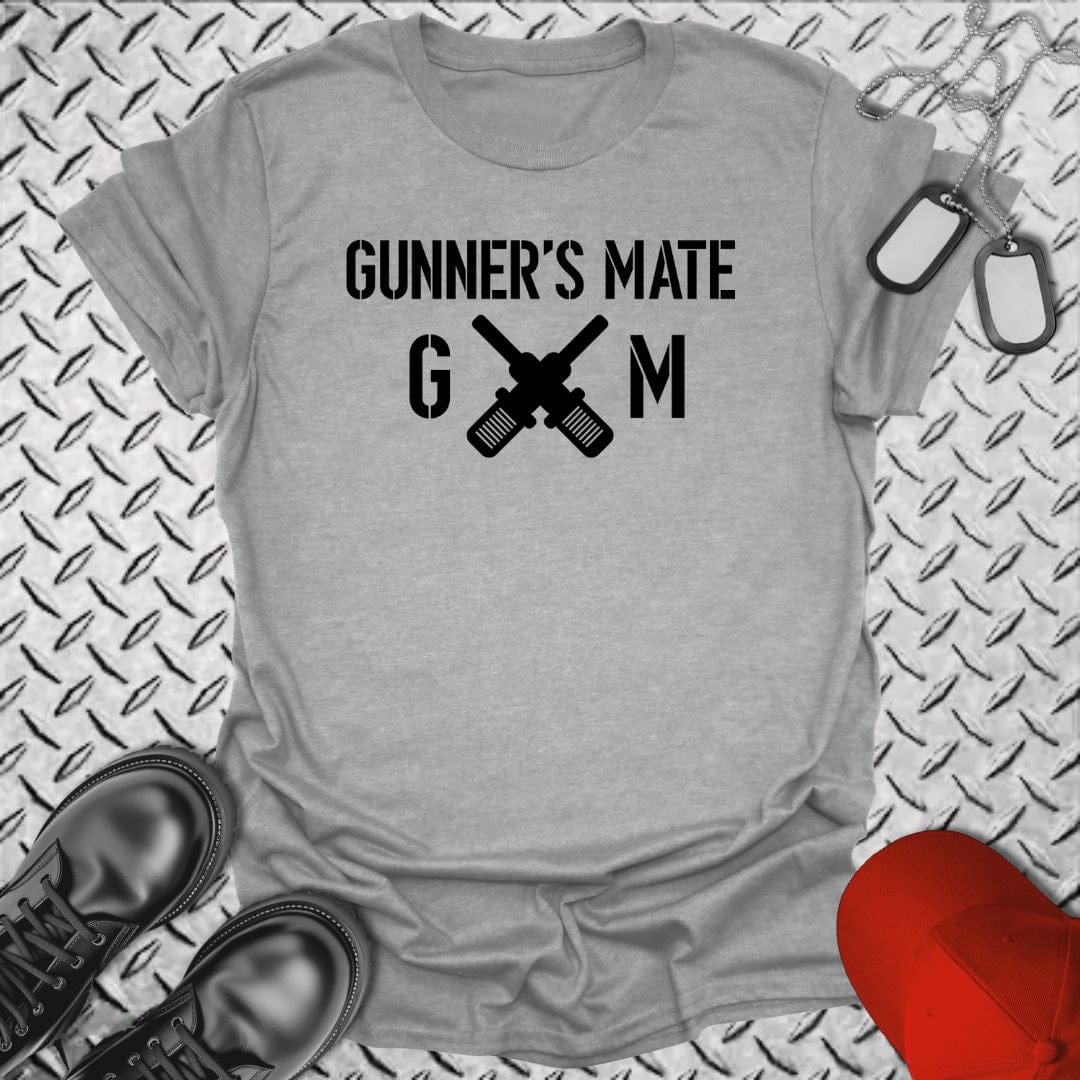 NavyHumor T-Shirt Sport Grey / S GM - Gunner's Mate Insignia T-shirt