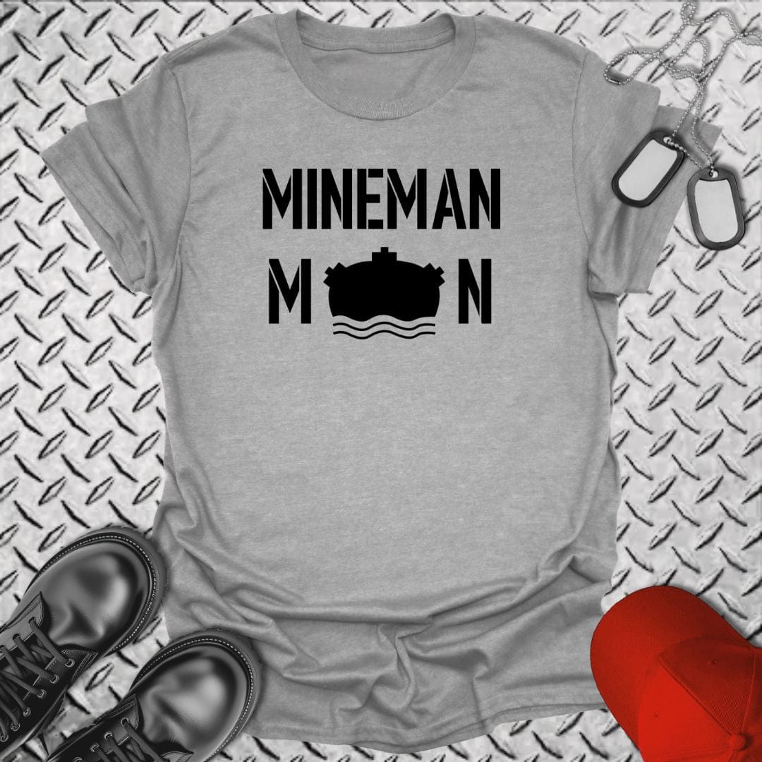 NavyHumor T-Shirt Sport Grey / S MN - Mineman Insignia T-shirt