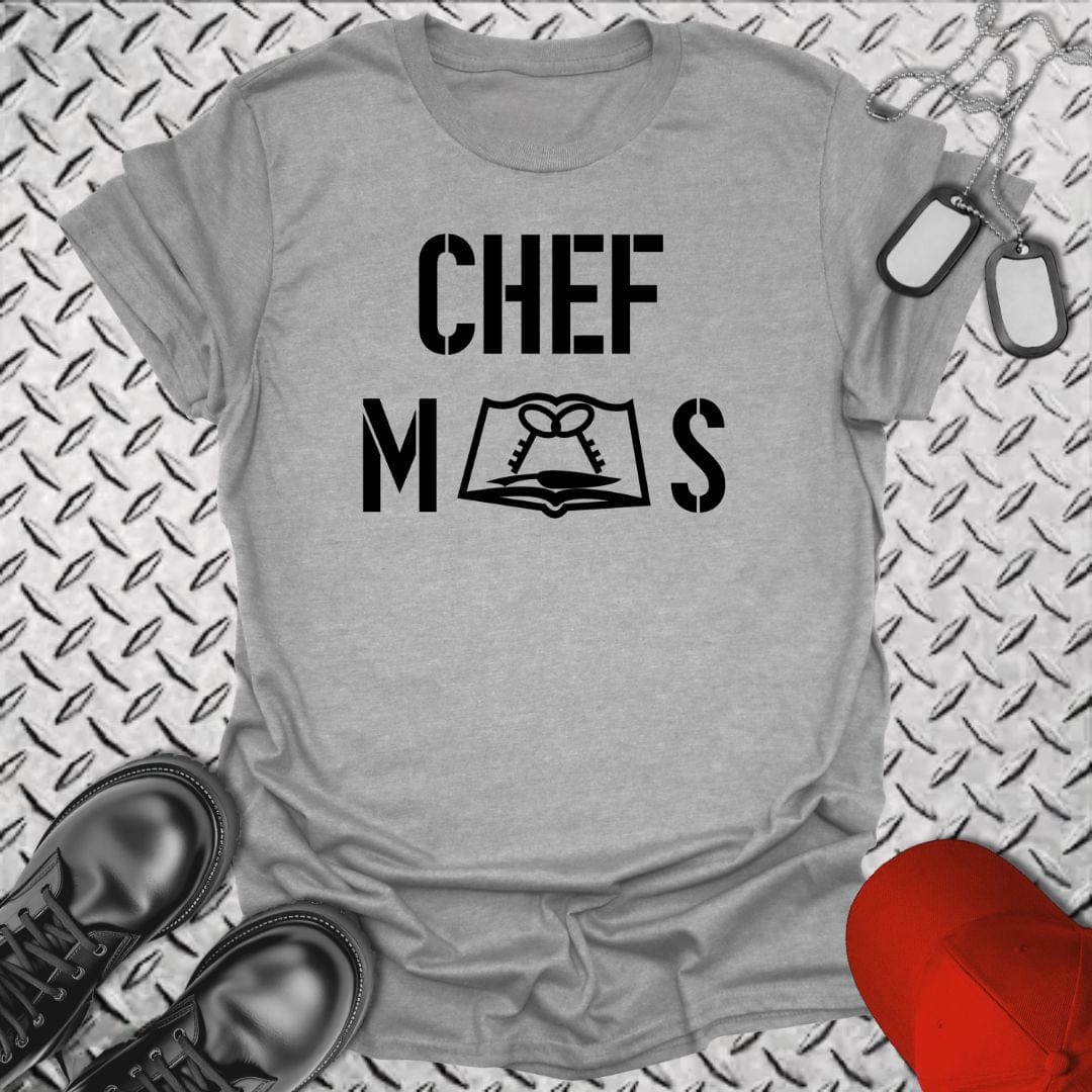 NavyHumor T-Shirt Sport Grey / S MS - Chef Insignia T-shirt