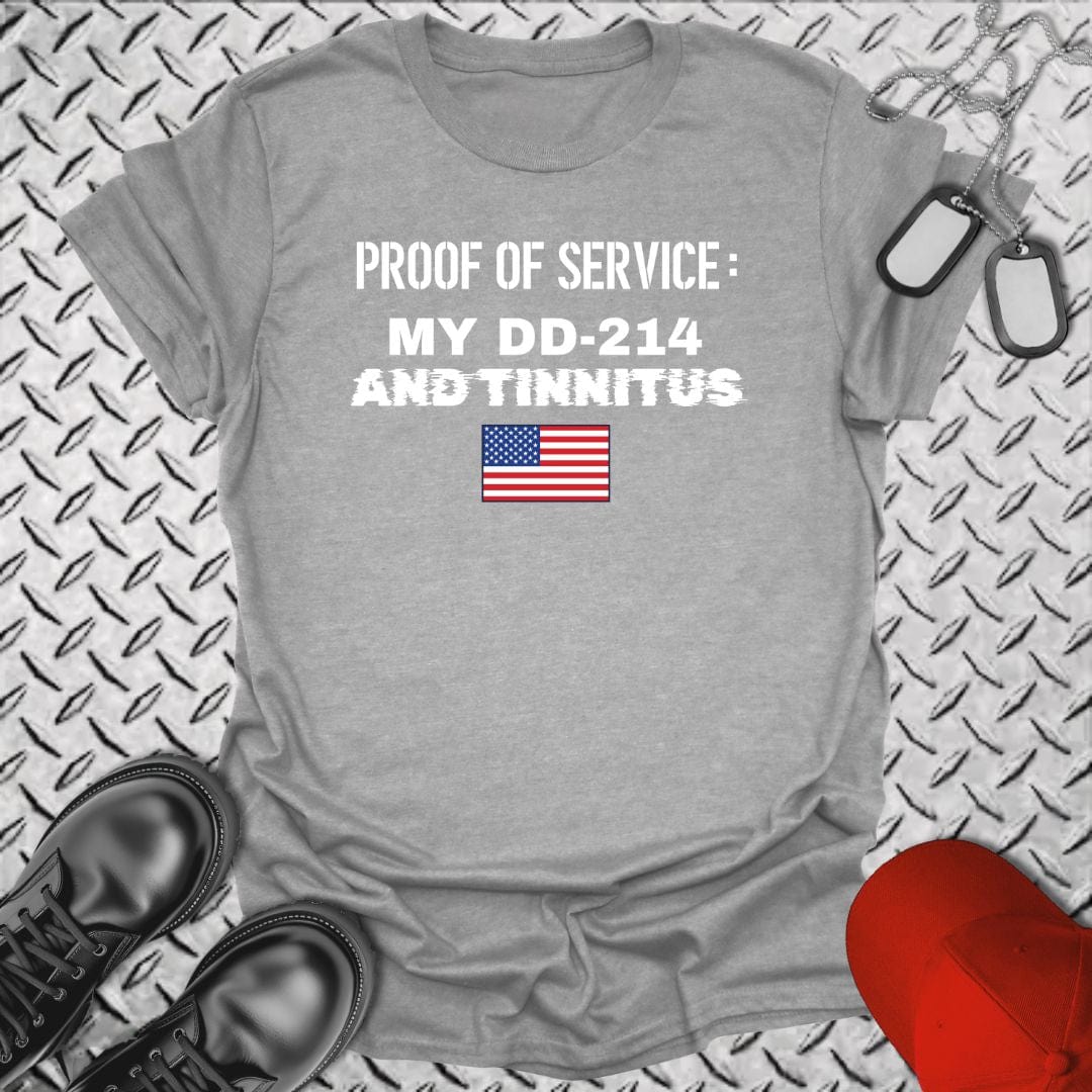 NavyHumor T-Shirt Sport Grey / S Proof of Service T-shirt