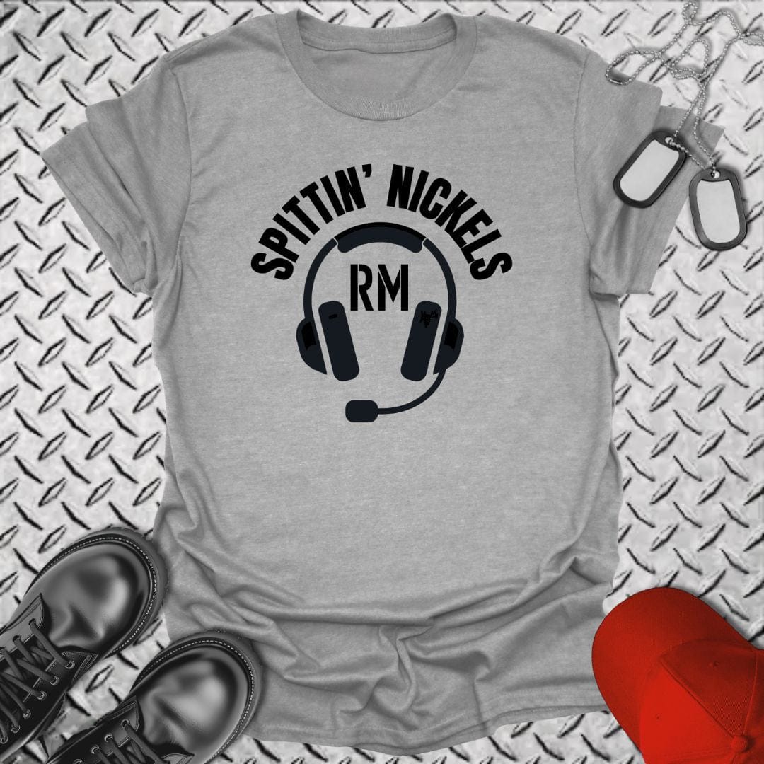 NavyHumor T-Shirt Sport Grey / S RM - Spittin' Nickels T-shirt
