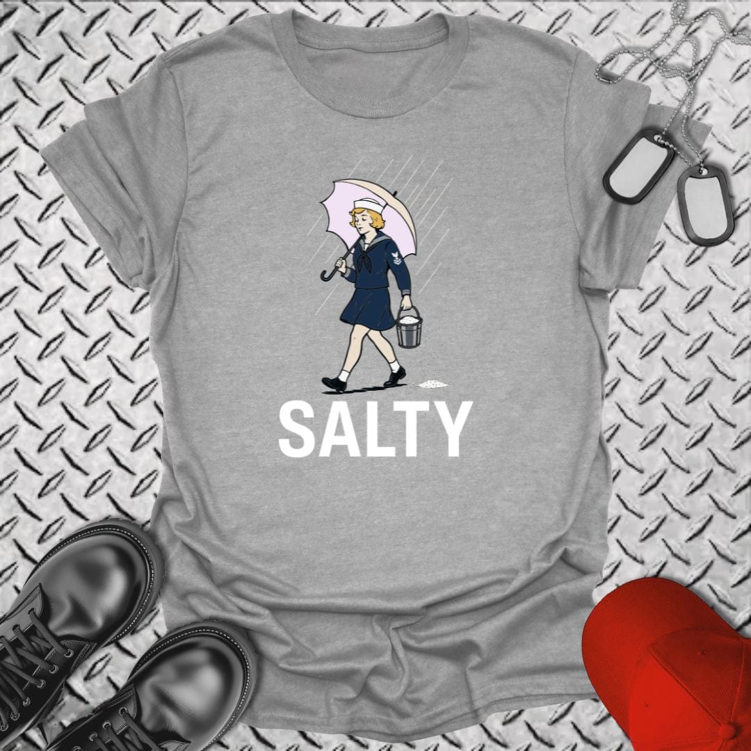 NavyHumor T-Shirt Sport Grey / S Salty Navy Girl T-shirt