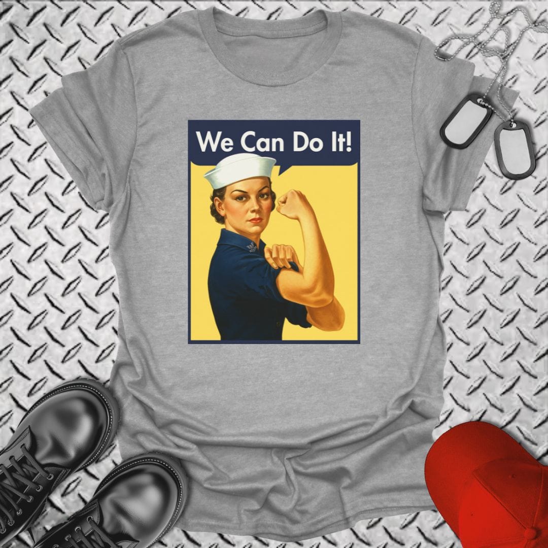 NavyHumor T-Shirt Sport Grey / S We Can Do It T-shirt