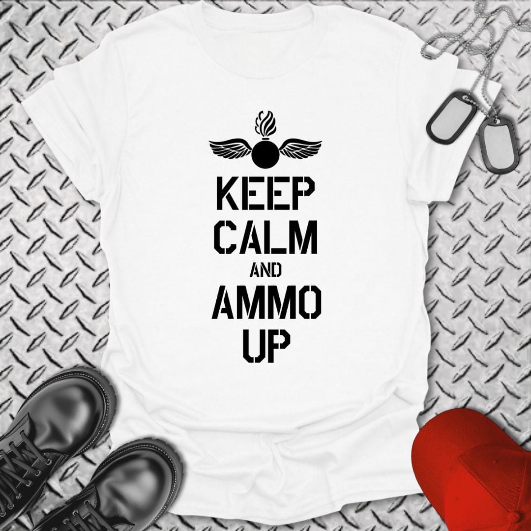 NavyHumor T-Shirt White / S AO - Keep Calm T-shirt