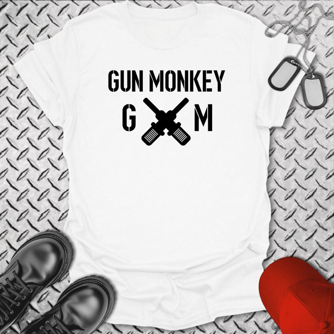 NavyHumor T-Shirt White / S GM - Gun Monkey Insignia T-shirt
