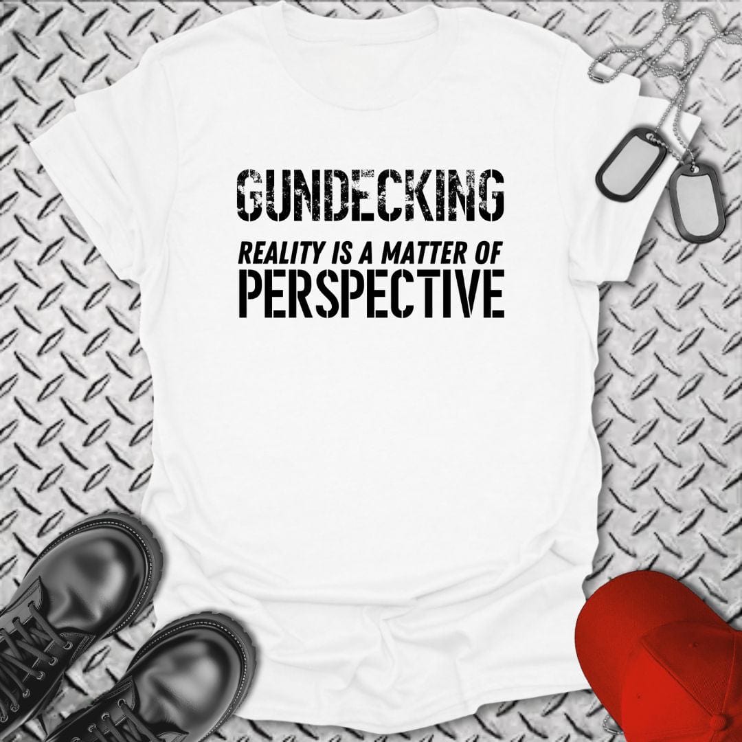 NavyHumor T-Shirt White / S Gundecking T-shirt