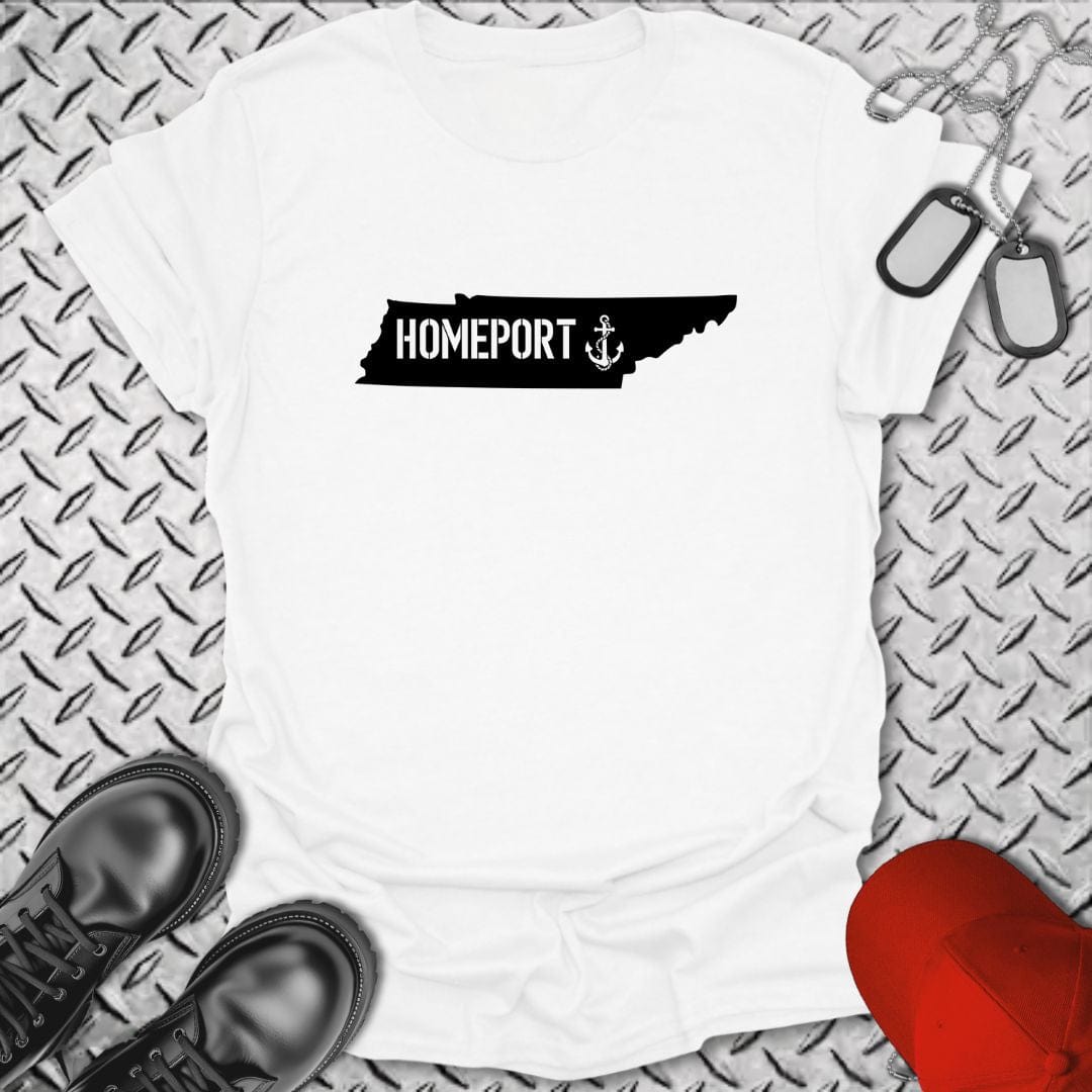 NavyHumor T-Shirt White / S Homeport Tennessee T-shirt