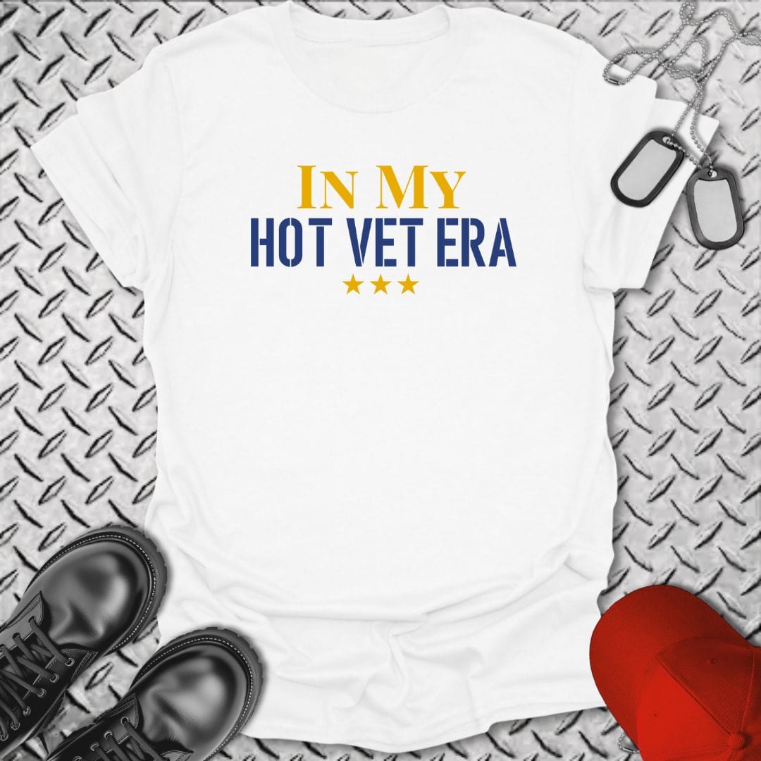 NavyHumor T-Shirt White / S Hot Vet Era T-shirt