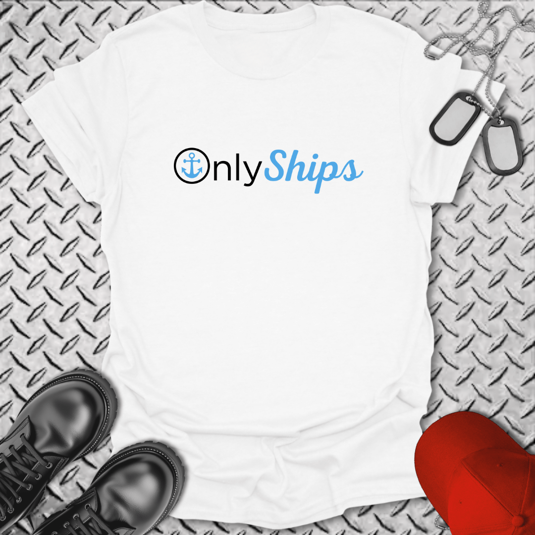 NavyHumor T-Shirt White / S OnlyShips T-shirt
