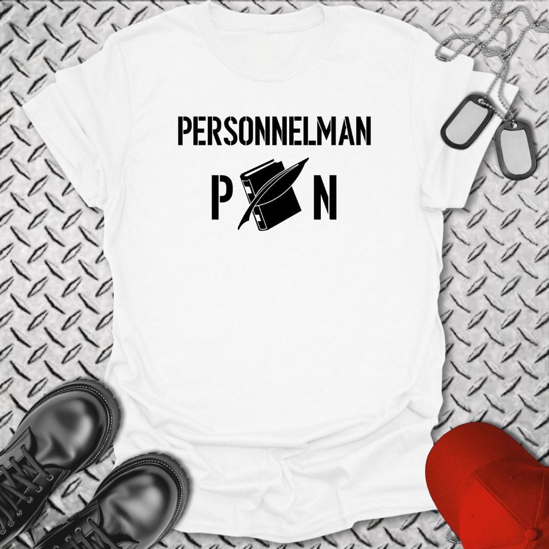 NavyHumor T-Shirt White / S PN - Personnelman Insignia T-shirt