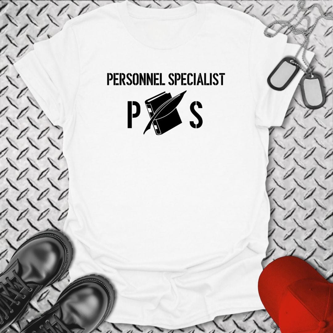 NavyHumor T-Shirt White / S PS - Personnel Specialist Insignia T-shirt