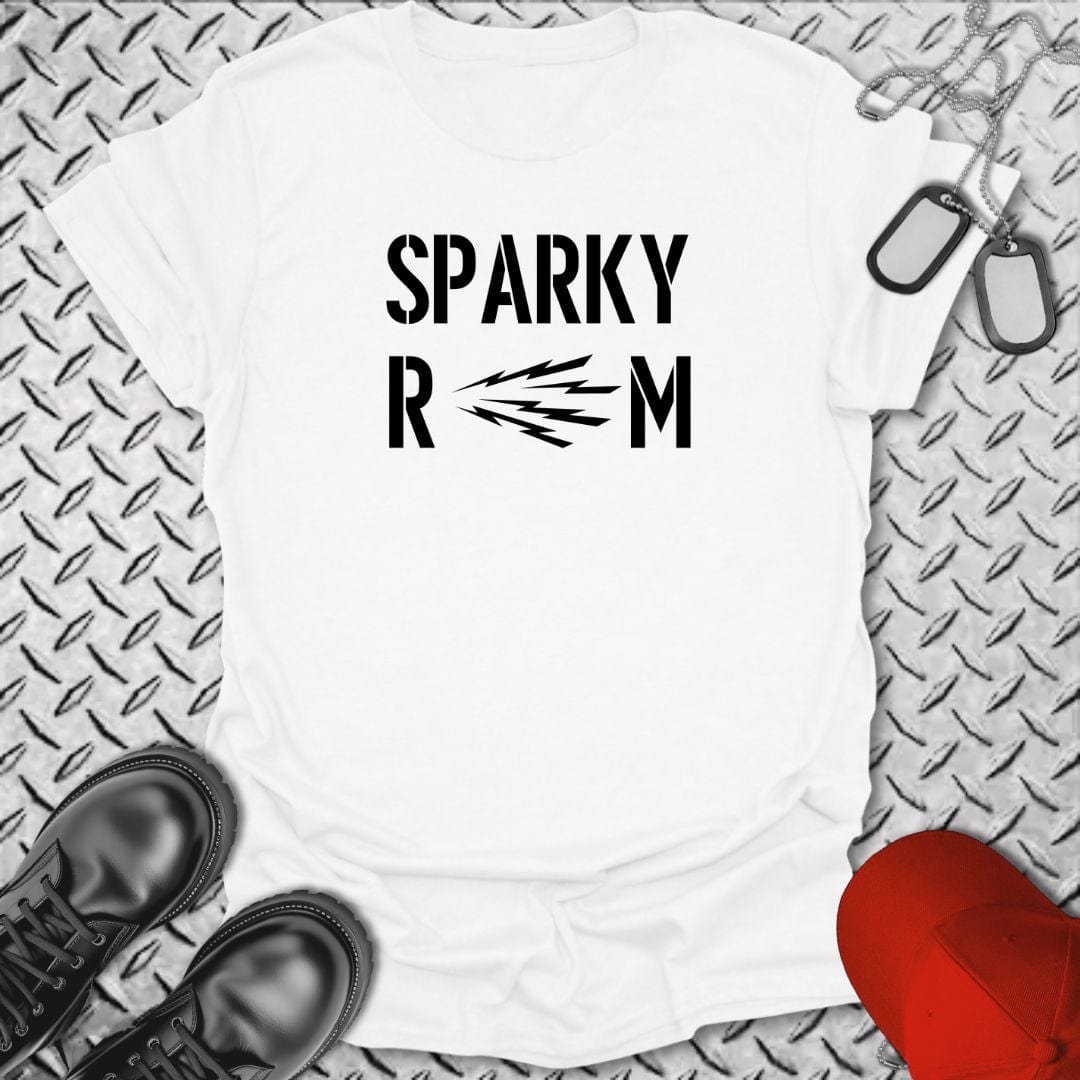 NavyHumor T-Shirt White / S RM - Sparky Insignia T-shirt