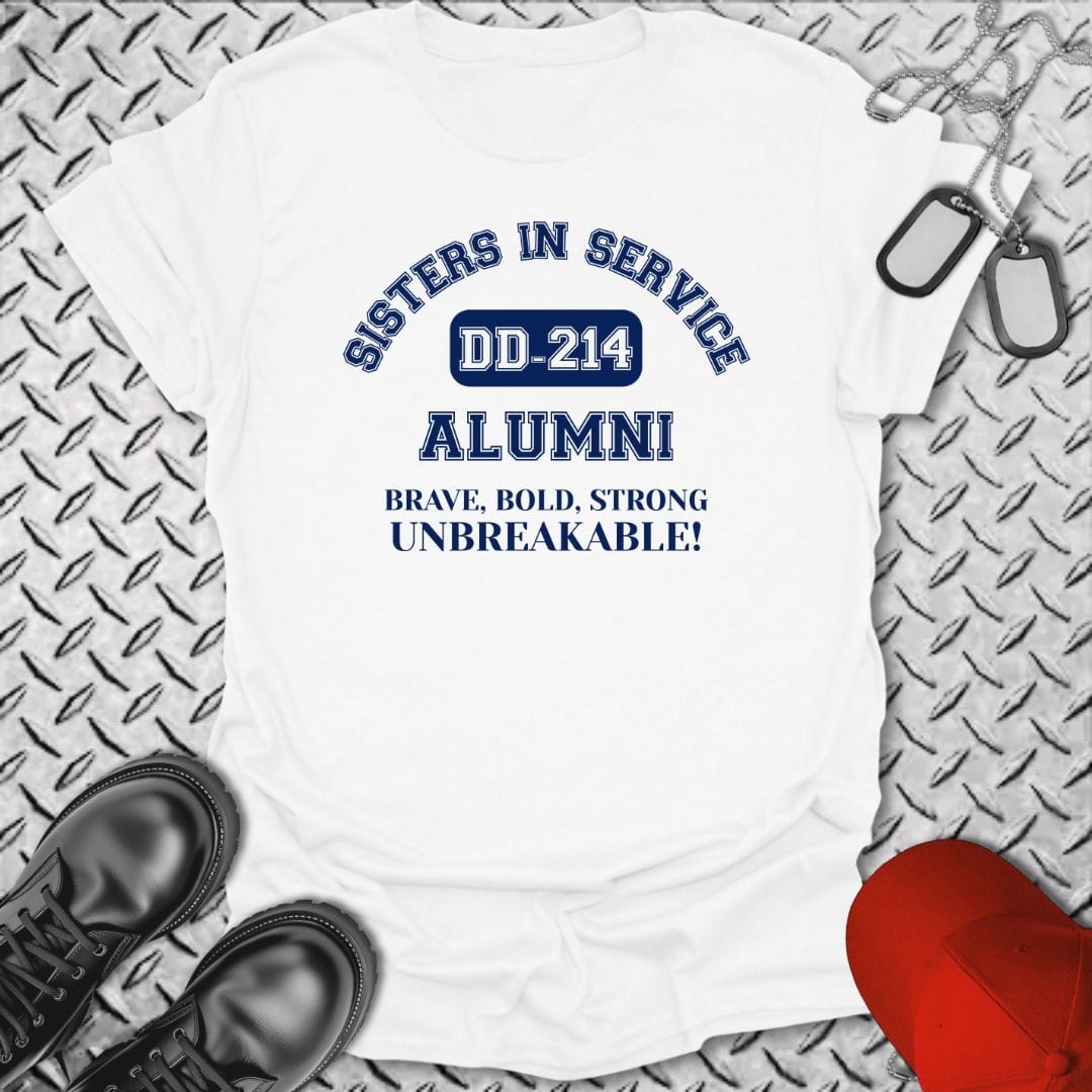 NavyHumor T-Shirt White / S Sisters In Service T-shirt