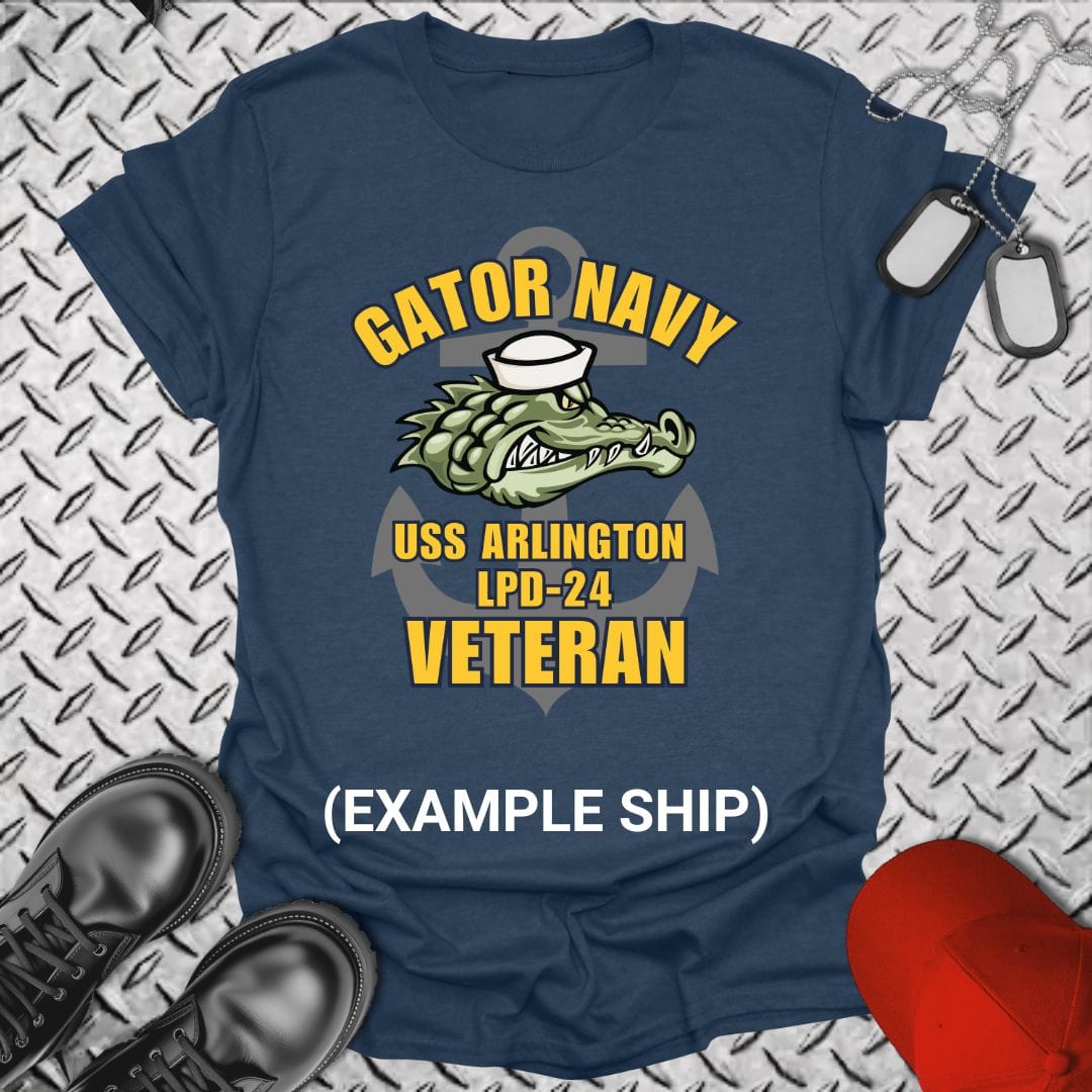 NavyHumor T-Shirt "Your Command" Gator Navy T-shirt