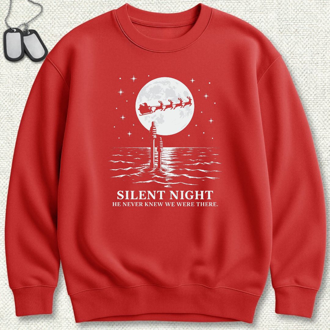 Silent Santa Sweatshirt - Red