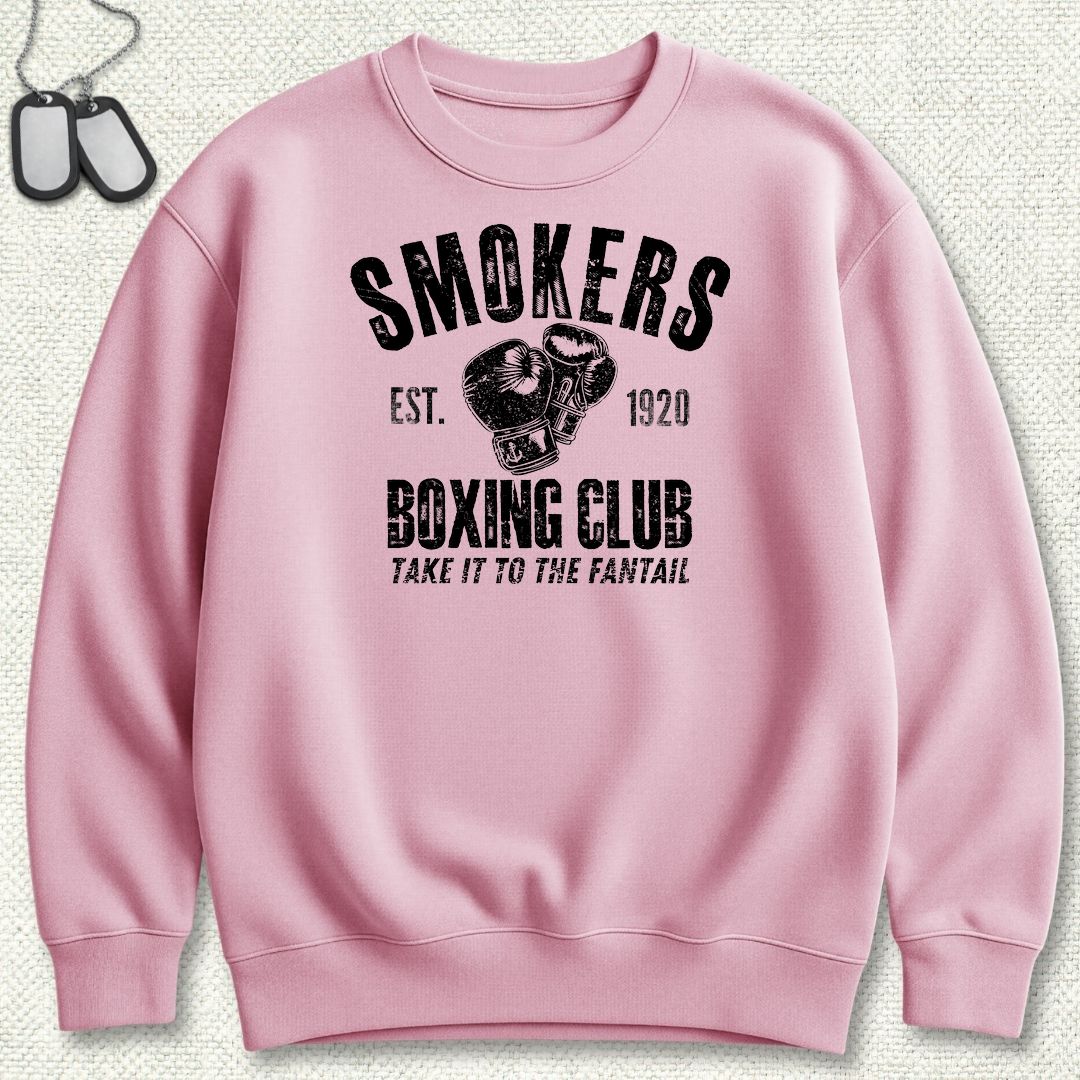 Smokers Boxing Club Sweatshirt - Pink