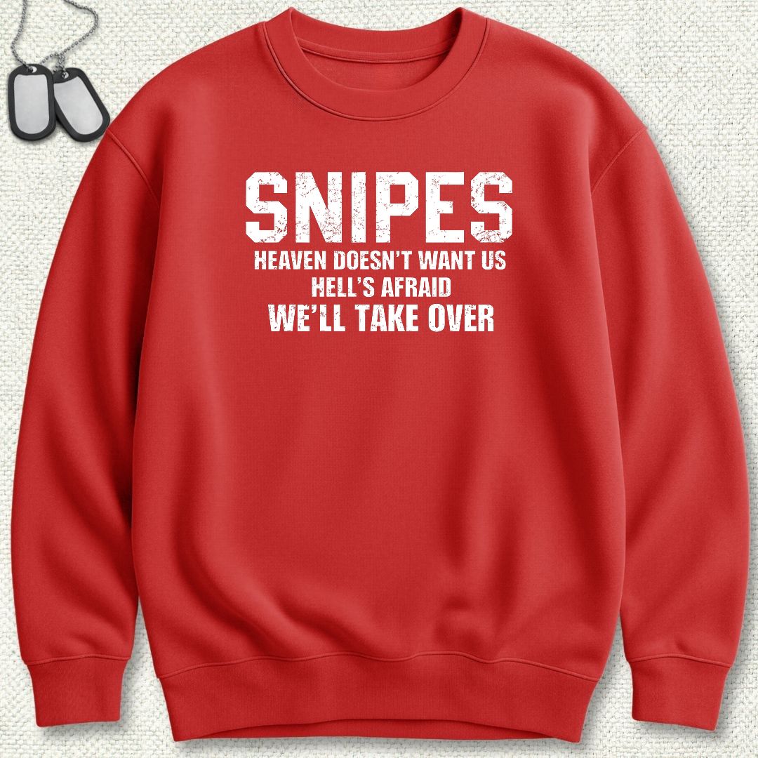 Snipes - Hell's Afraid Sweatshirt - Red