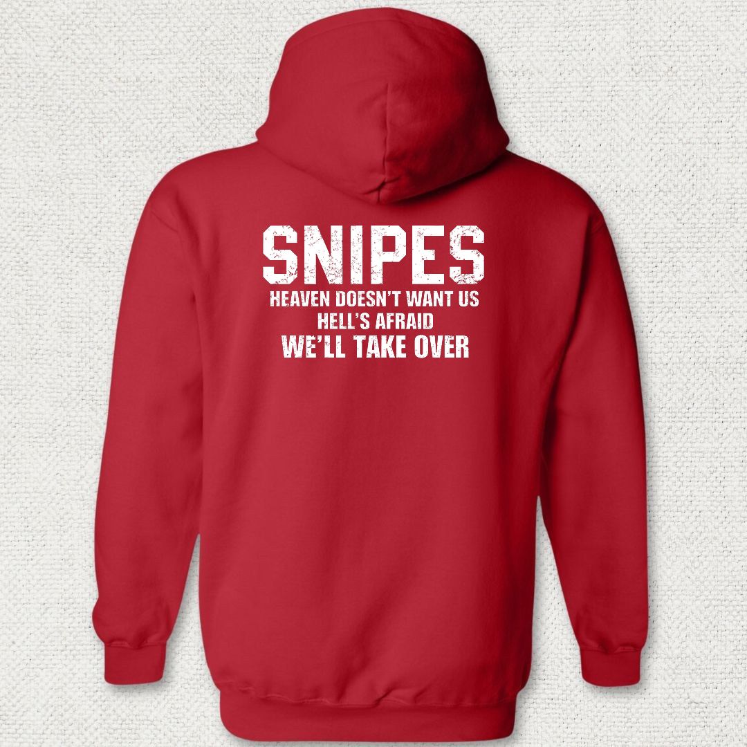 Snipes - Hell's Afraid Hoodie - Red