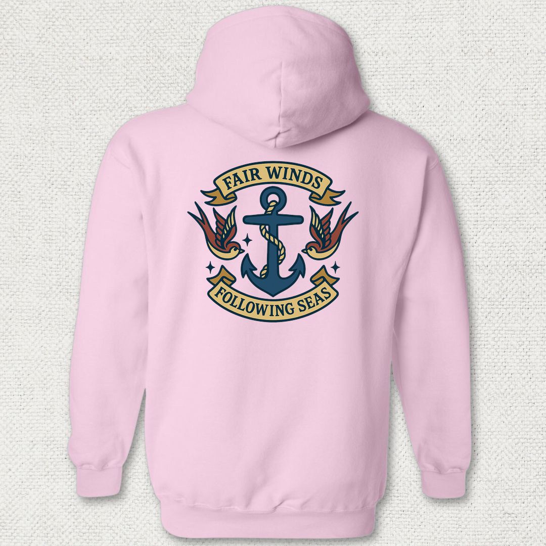 Tattoo - Fair Winds Hoodie - Pink