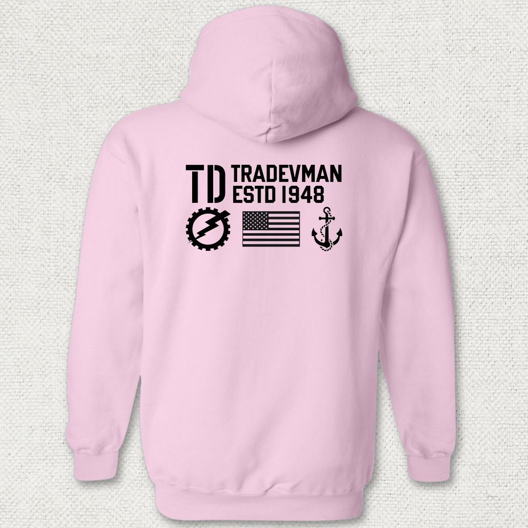 TD - Flag & Anchor Hoodie - Pink