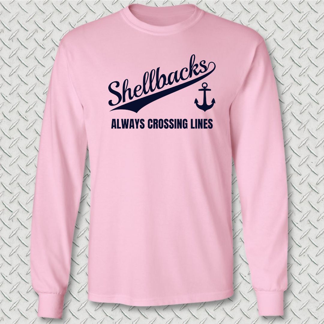 Team Shellbacks Long Sleeve Tee - Pink