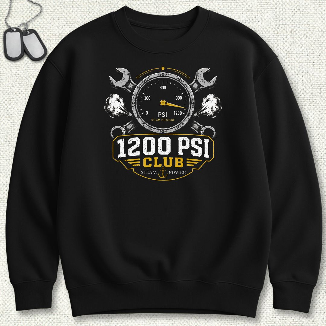 1200 PSI Club Sweatshirt - Black