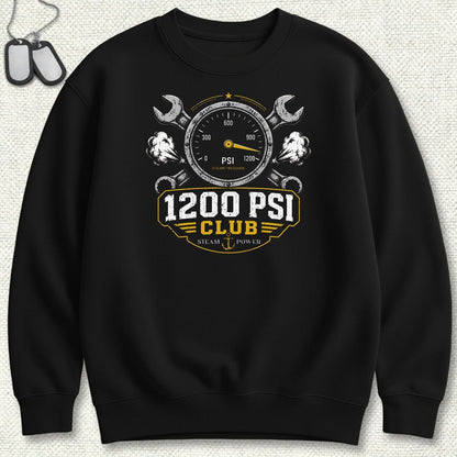 1200 PSI Club Sweatshirt - Black
