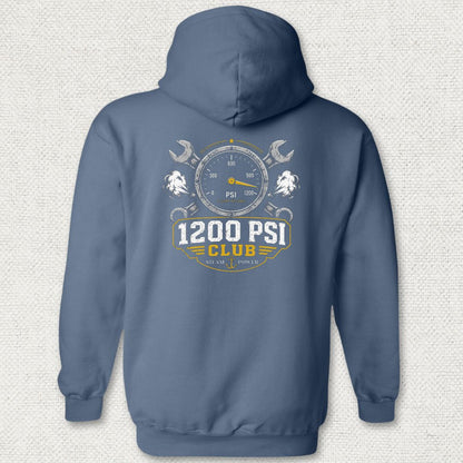 1200 PSI Club Hoodie - Heather Navy