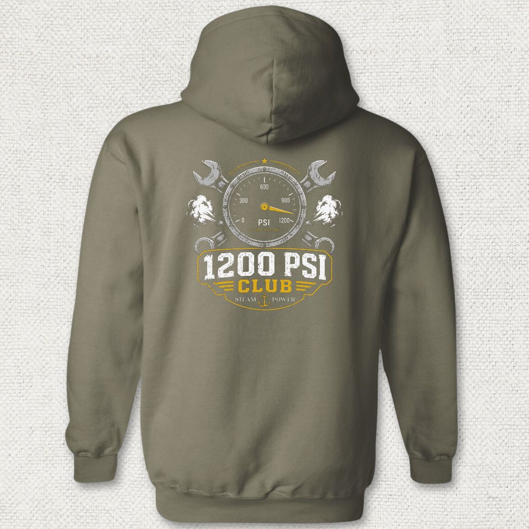 1200 PSI Club Hoodie - Military Green