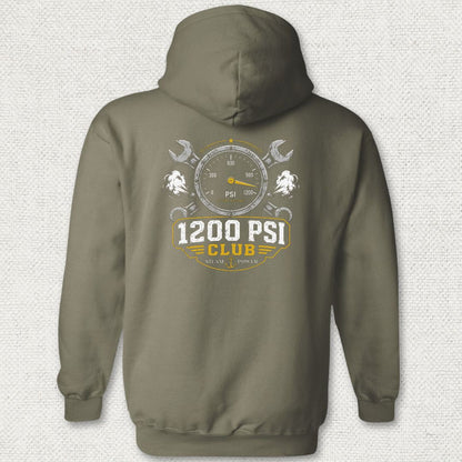 1200 PSI Club Hoodie - Military Green