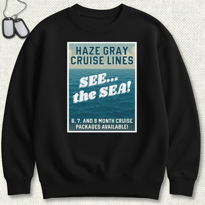 Haze Gray Cruise Lines Sweatshirt