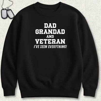 Dad, Grandad and Veteran Sweatshirt