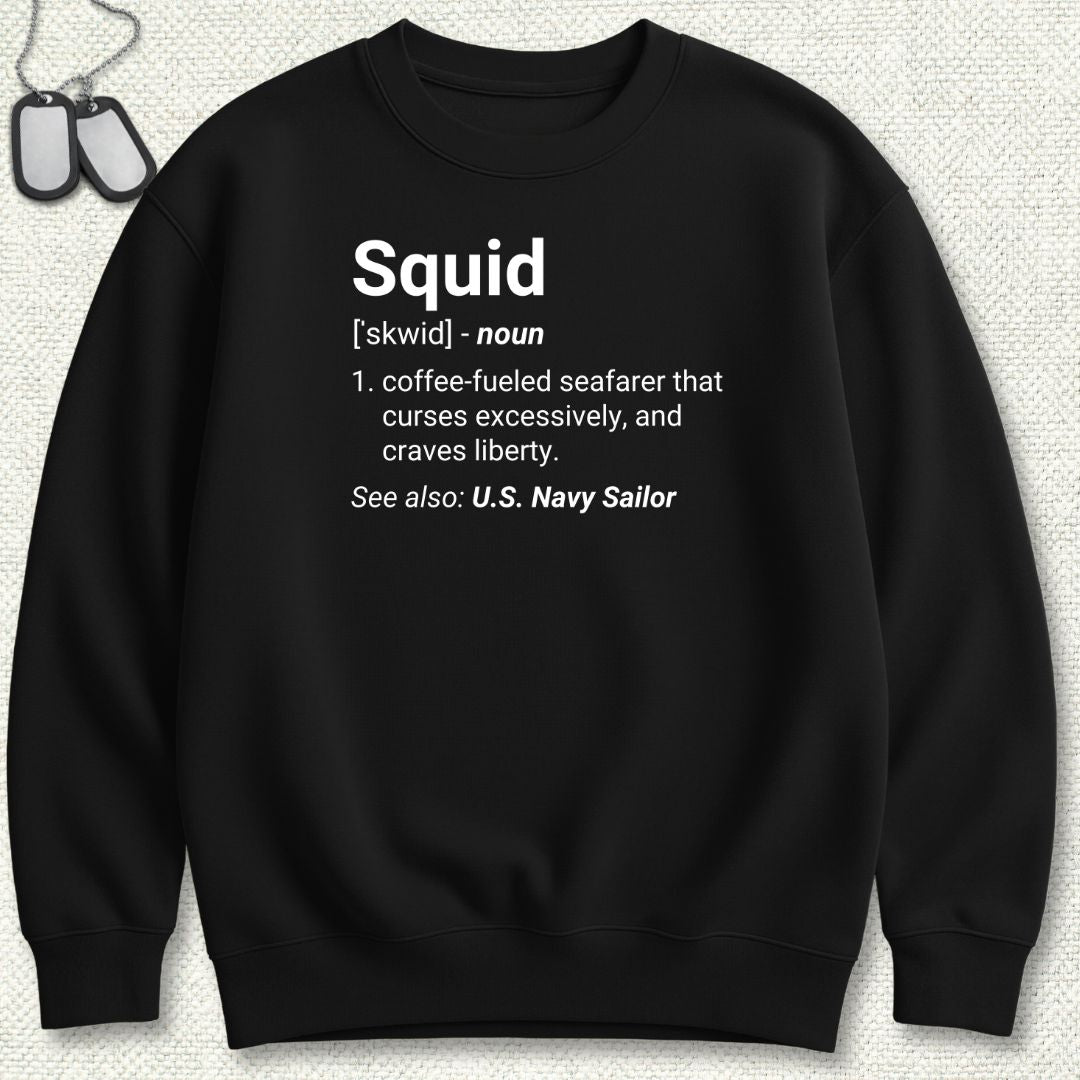 Squid Definition Sweatshirt