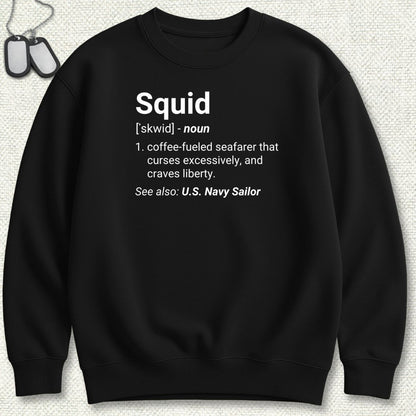 Squid Definition Sweatshirt