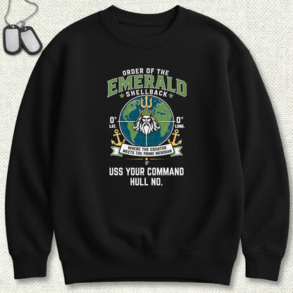 Emerald Shellback - Add Your Command Sweatshirt