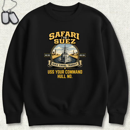 Safari to Suez - Add Your Command Sweatshirt