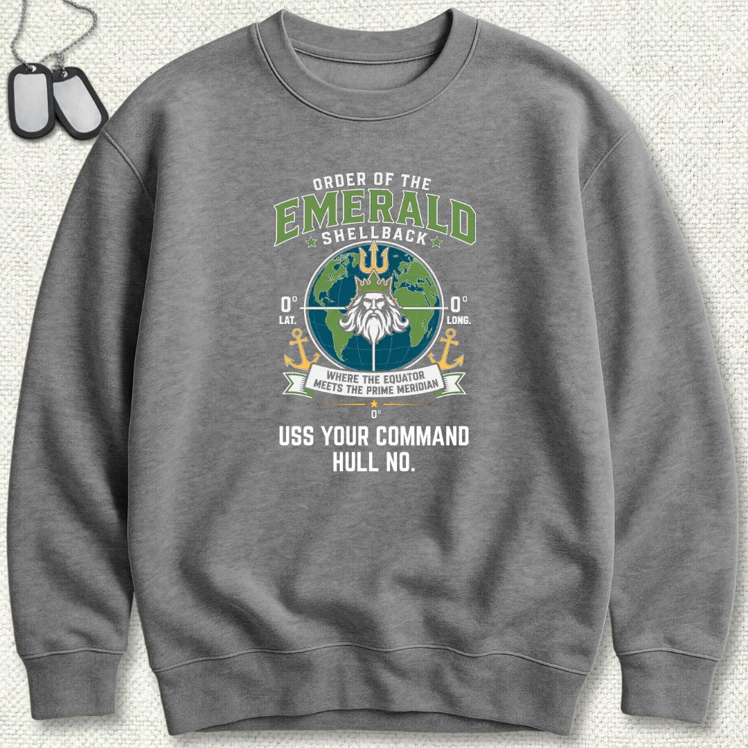 Emerald Shellback - Add Your Command Sweatshirt