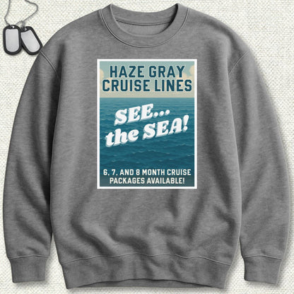 Haze Gray Cruise Lines Sweatshirt