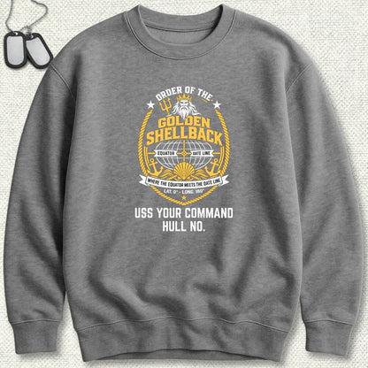 Golden Shellback - Add Your Command Sweatshirt