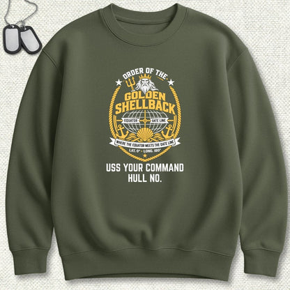 Golden Shellback - Add Your Command Sweatshirt