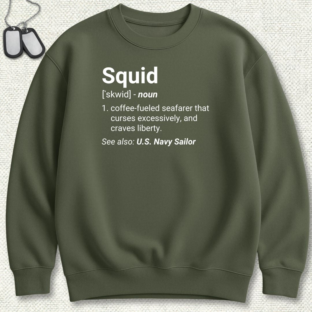 Squid Definition Sweatshirt