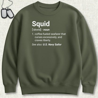 Squid Definition Sweatshirt