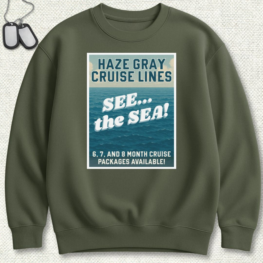 Haze Gray Cruise Lines Sweatshirt