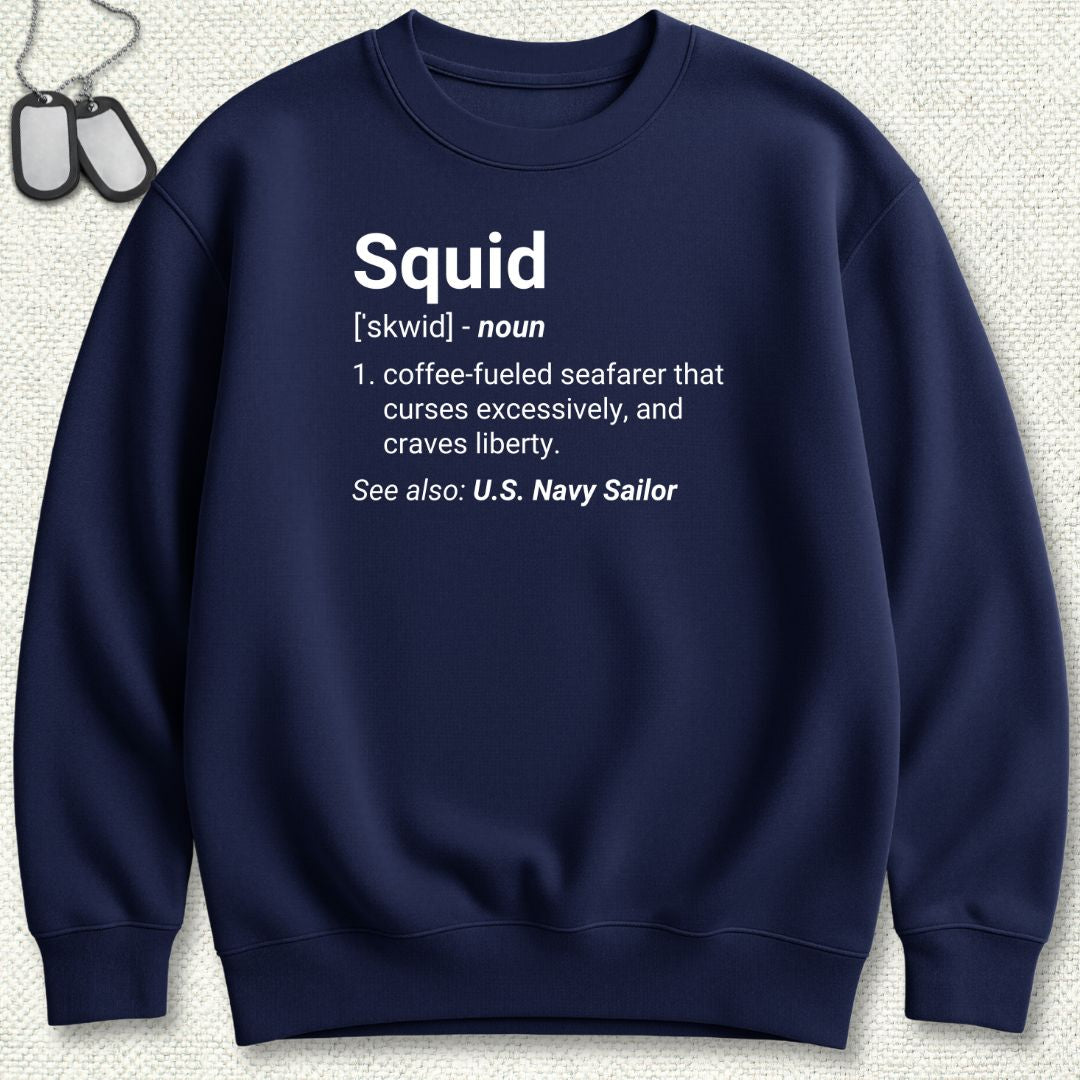 Squid Definition Sweatshirt