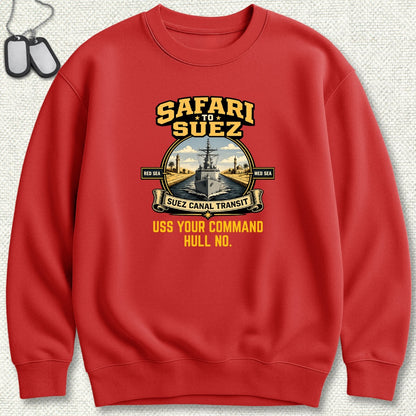Safari to Suez - Add Your Command Sweatshirt