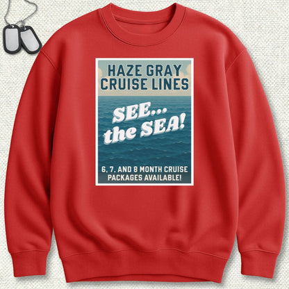 Haze Gray Cruise Lines Sweatshirt