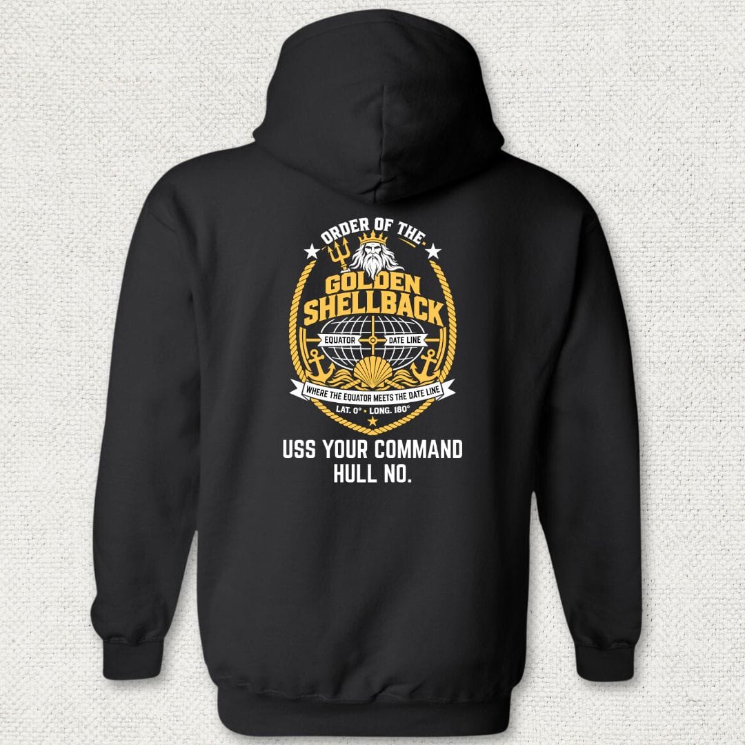Golden Shellback - Add Your Command Hoodie
