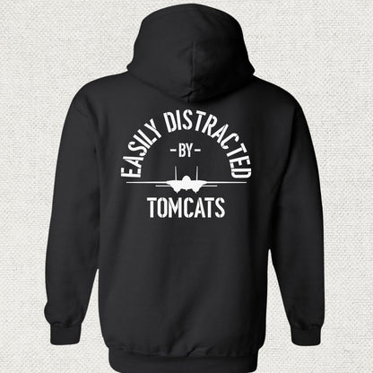 Easily Distracted By Tomcats Hoodie