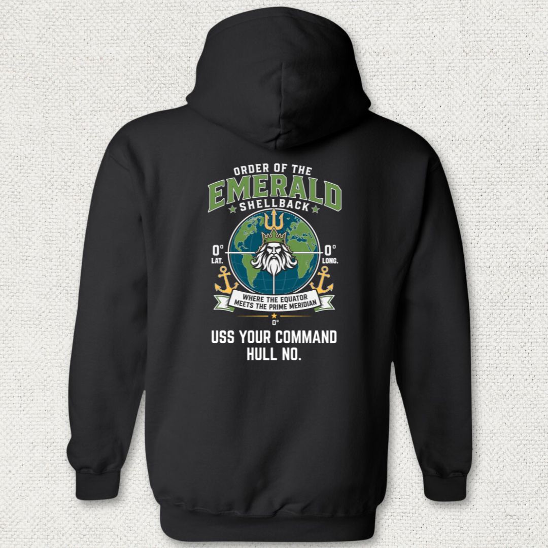 Emerald Shellback - Add Your Command Hoodie