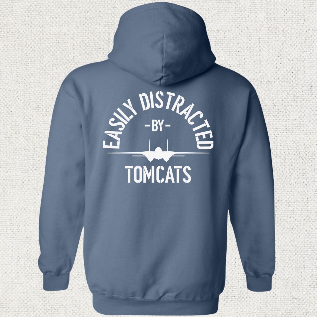 Easily Distracted By Tomcats Hoodie